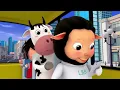 Wheels On The Bus | Part 11 | Nursery Rhymes for Babies by LittleBabyBum - ABCs and 123s