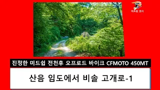 (CFMOTO 450MT)G.D.R Team 산음임도에서 비솔고개로-1 썸네일
