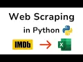 Web Scraping in Python using Beautiful Soup Writing a Python program to Scrape IMDB website