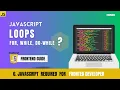 Loops in JavaScript JavaScript For Frontend Development Web Development Using HTML CSS In Hindi