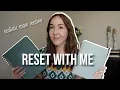 Monthly Reset for August Goal Setting Brain Dump Peaceful Planning