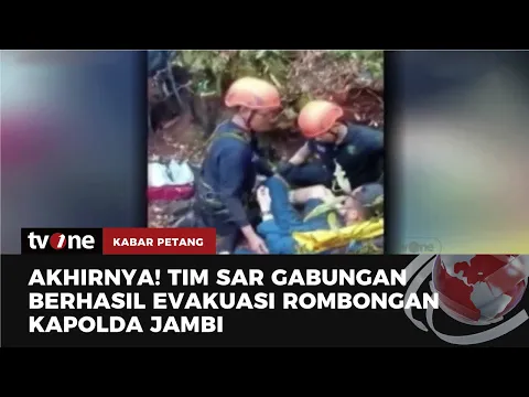 Detik-Detik Proses Evakuasi Rombongan Kapolda Jambi