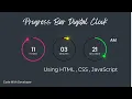 Amazing Working Digital Clock using Html CSS SVG JavaScript