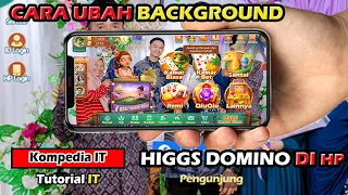 cara mengganti background higgs domino di hp