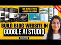 Lagu Create Blog Posts, Collect Leads \u0026 Host Your Website Using Google AI Studio | No Coding \u0026 100% Free