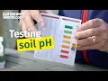 Testing soil pH