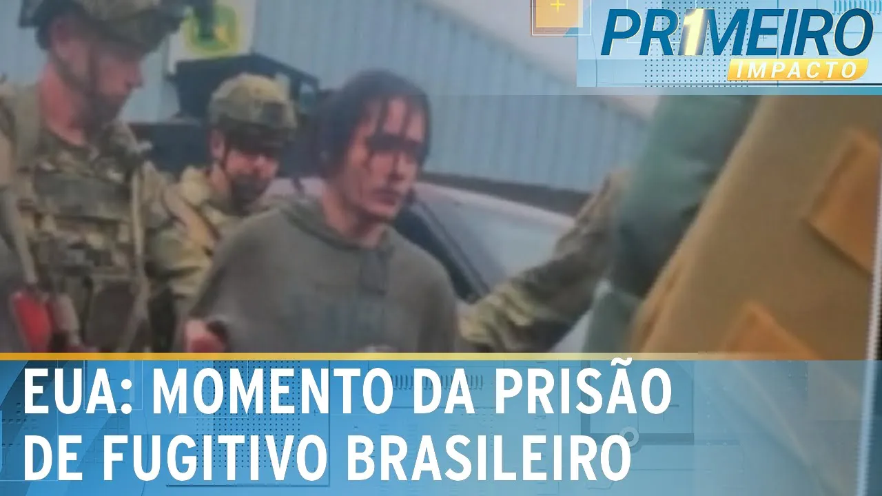 EUA: vídeo mostra prisão de brasileiro; correspondente detalha situação |Primeiro Impacto (13/09/23)