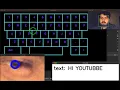 Eye tracking based user interface using OPEN-CV and DLIB