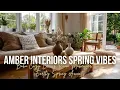 Amber Interiors Spring Vibes Boho Cozy Living Room Makeover with Earthy Spring Accents