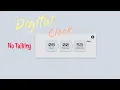 How to Code Digital Clock Light and Dark Theme