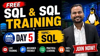 Day 5 SQL Training FREE SQL Linux Training