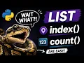 You ll Never Forget Python List index count After This Python Tutorial for Beginners