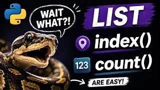You ll Never Forget Python List index count After This Python Tutorial for Beginners