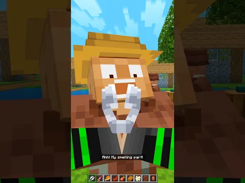 Villager Ini NGOMONGIN SAYA‼️ #villagernews #minecraftshorts