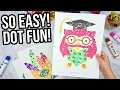 Back to School Dot Marker Worksheets Apple Bus Owl More
