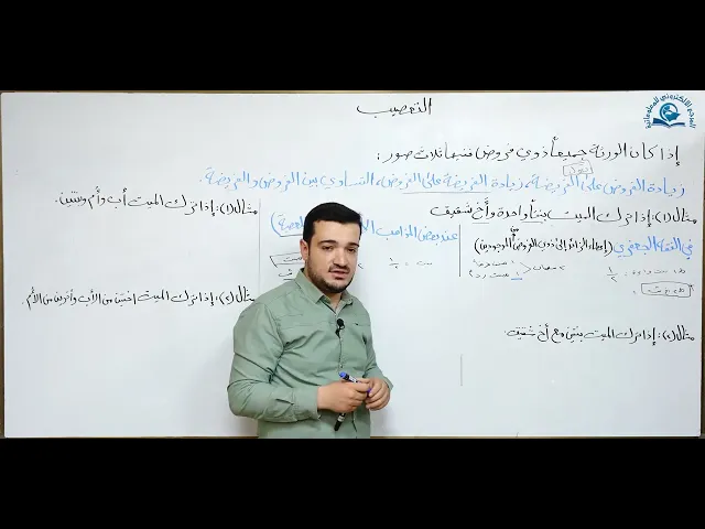⁣منهاج الصالحين / ج3  / كتاب الميراث - الدرس الخامس : (بطلان التعصيب)