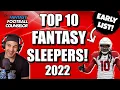 Top 10 Fantasy Football Sleepers 2022 - The Early List