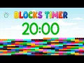 20 Minute Timer for Kids Classroom Blocks Visual Timer