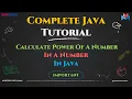 Power Of A Number In Java Explained Step-by-Step Master In Looping in Java
