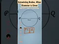 Download Lagu How to Calculate Radius when Diameter is given|Relation between Radius \u0026 Diameter|Circle|Class 4th