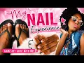 GETTING NAILS DONE AND PAMPERED