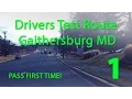 Gaithersburg Maryland A Drivers Test Route 1