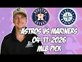 Houston Astros vs Seattle Mariners 26 MLB Pick Prediction MLB Betting Tips