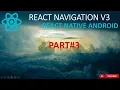 React Native Navigation V3 Bottom Tab Navigator Icon