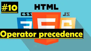 Operator precedence in Javascript