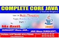 Core Java-Multi-Threading-Priority of a Thread-Part 1