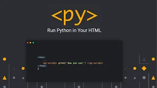 PyScript Run python in Your Html run python in your browser