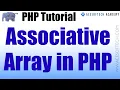 2 Associate Array in PHP PHP Tutorial in Hindi What is Array in PHP