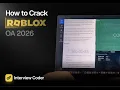 Using Interview Coder to pass the Roblox Software Engineer OA 2026