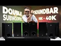 Best Soundbar 2025 Extra Bass Soundbars Double Subwoofer Soundbar