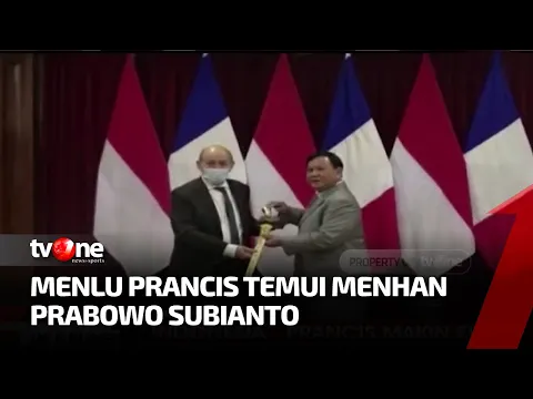 Soal Kerja Sama Sektor Pertahanan, Menlu Prancis Menemui Menhan Prabowo