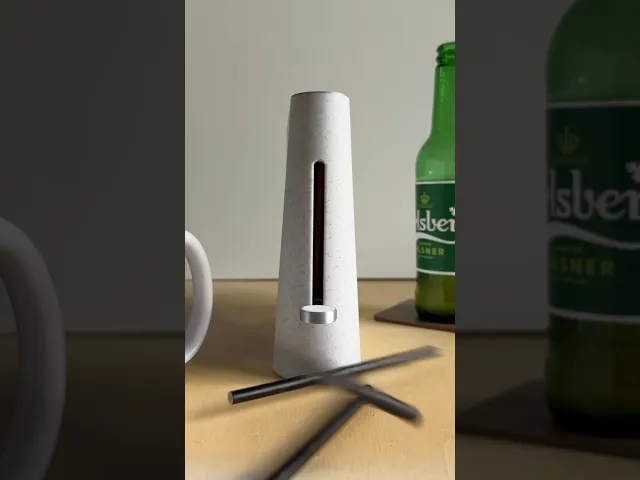 Toaster Coaster, coaster set, bottle opener, straw dispenser. video thumbnail