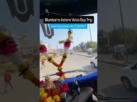 Mumbai to Indore Volvo 9600s AC Sleeper Bus Journey ✨✨