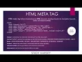 HTML META TAG with Source Code STUDY VARSITY