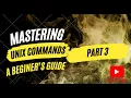 Mastering Unix Commands A Beginner s Guide Part 3