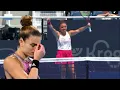 Maria Sakkari SAVED 5 MATCH POINTS in a row to eventually lose the match by DOUBLE FAULTING