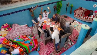 تحدي 24 ساعة في المسبح عملنا فرح فيه 