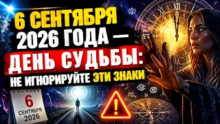 6 СЕНТЯБРЯ 2026 ГОДА — ДЕНЬ СУДЬБЫ: НЕ ИГНОРИРУЙТЕ ЭТИ ЗНАКИ