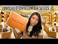 LOUIS VUITTON HAUL BOOM DIA SLIDES TRY ON LUXURY HAUL