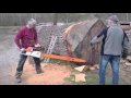 Lagu Stihl ms 880 150cm vs big oak log