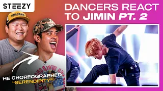 Dancers React To BTS Jimin's Dancing (Part 2) ft. Brian Puspos | STEEZY.CO