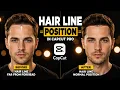 How to Adjust Hairline in CapCut Editing