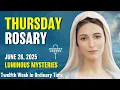 Download Lagu Thursday Rosary ❤️ Luminous Mysteries of the Rosary ❤️ June 26, 2025 VIRTUAL ROSARY