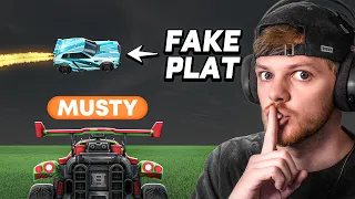 I told Musty he was playing a PLAT... I lied