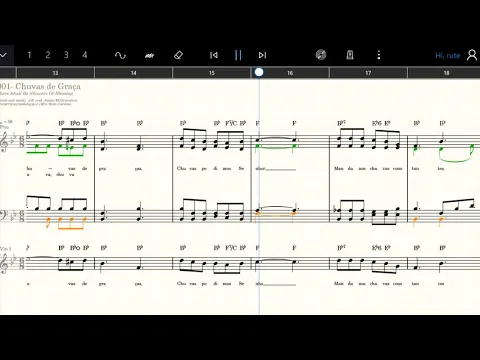 Download MP3 001 - Chuvas de Graça - Harpa Cristã - tom original (partitura  cifra download pdf )