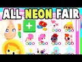 Getting Every Neon State Fair Pet in Adopt Me